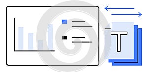 Data Visualization and Document Sharing with Chart and Text Elements