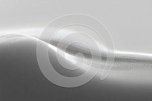 Data Visualization: Dynamic wave connecting information flow globally.