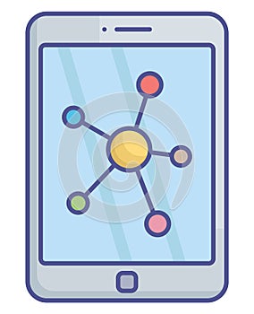 Data Visualization  Glyph Style vector icon which can easily modify or edit