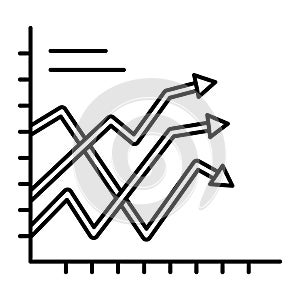 Data Visualization outline vector icon which can easily modify or edit
