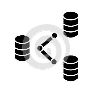Database administration Vector icon which can easily modify or edit
