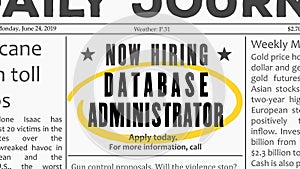 Database administrator