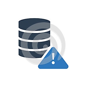 Database Alert Icon - Error Server Icon