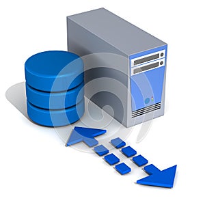 Database application server