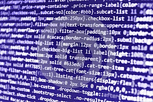 Database bits access stream visualisation. Script procedure creating. Software abstract background.
