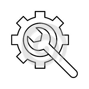 Database configuration Vector icon which can easily modify or edit