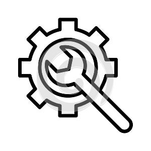 Database configuration Vector icon which can easily modify or edit