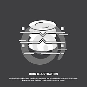 database, data, architecture, infographics, monitoring Icon. glyph vector symbol for UI and UX, website or mobile application