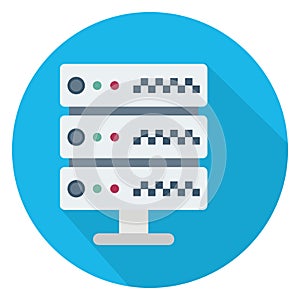 Database, database enginDatabasee Color Vector icon which can easily modify or edit