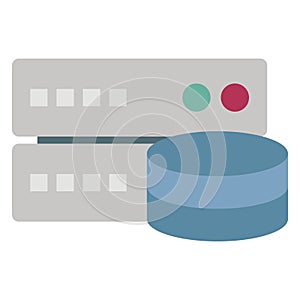Database, database engine Color Vector icon which can easily modify or edit