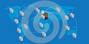 Database distribution interconnected analysis business intelligence