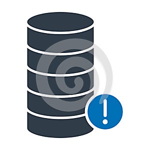 Database error Isolated Vector icon which can easily modify or edit