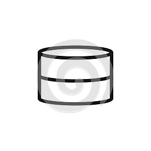 Database icon design template vector isolated