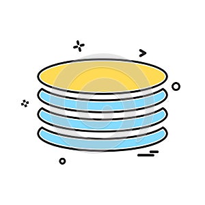 Database icon design vector