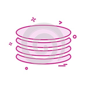 Database icon design vector