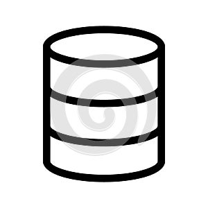 Database Icon Vector Symbol Design Illustration