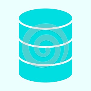 Database Icon. Vector Simple Minimal 96x96 Pictogram