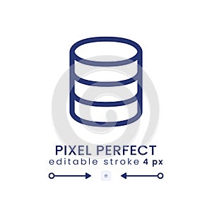 Database linear desktop icon