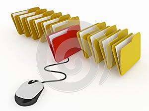 Database management or online archive concept