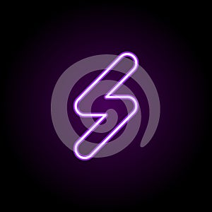 database neon icon. Elements of web set. Simple icon for websites, web design, mobile app, info graphics