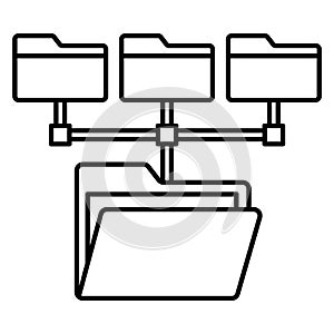 Database, network folders, shared directory, shared documents,