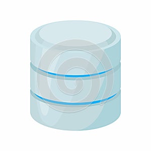 Database of network icon, cartoon style