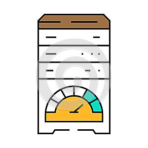 database performance icon color illustration
