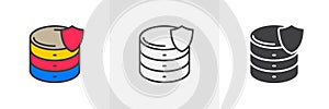 Database server protection icon