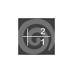 Database, server, sort vector icon. Element of data for mobile concept and web apps illustration. Thin line icon for website