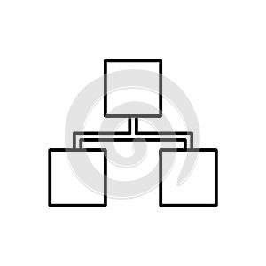 Database, server, storage icon - Vector. Database vector icon