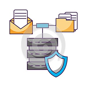 database server transfer folder email message protection storage