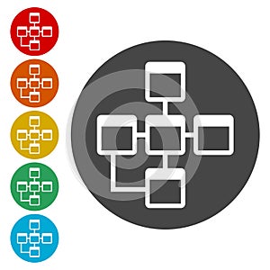 Database sign icon, Database Icon