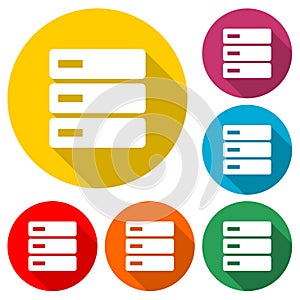 Database sign icon, Database Icon