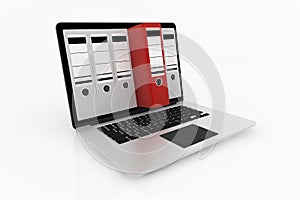 Database storage concept.