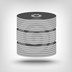 Database storage icon