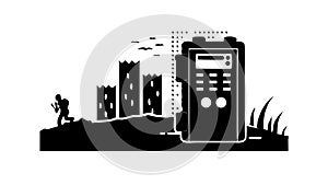 Database Storage Icon Vector, Data Management, Analytics, vector design Generative AI