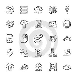 Database and Storage Icons