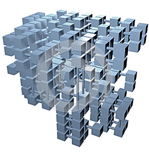 Database structure data cubes network connections