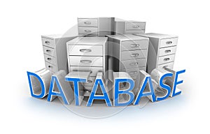 Database text and office containers