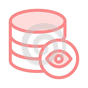 Database view line icon
