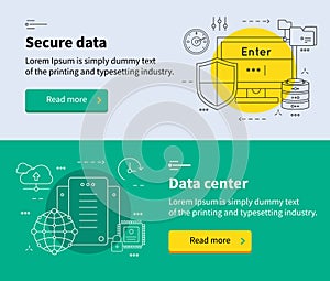 Datacenter Banner Set