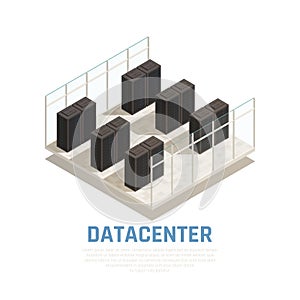 Datacenter Concept Illustration