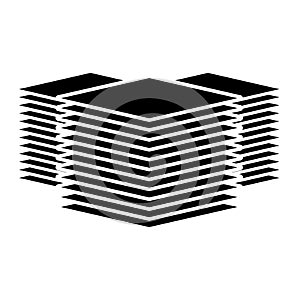 Datacenter, HDD, hard disk drive webhosting icon, symbol. Archive, recovery, mainframe tech, technology icon. Database, databank