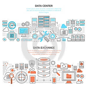 Datacenter Horizontal Linear Banners