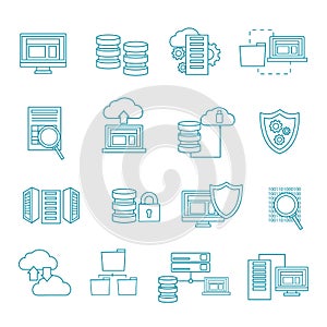 Datacenter Icon Set