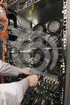 Datacenter rack rear