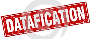 Datafication square stamp