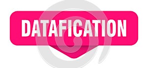 datafication sticker. datafication sign on transparent background