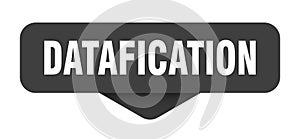 datafication sticker. datafication sign on transparent background