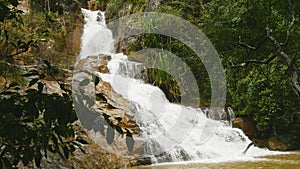 Datanla waterfall in DaLat, Vietnam 2016. Asia Summer.